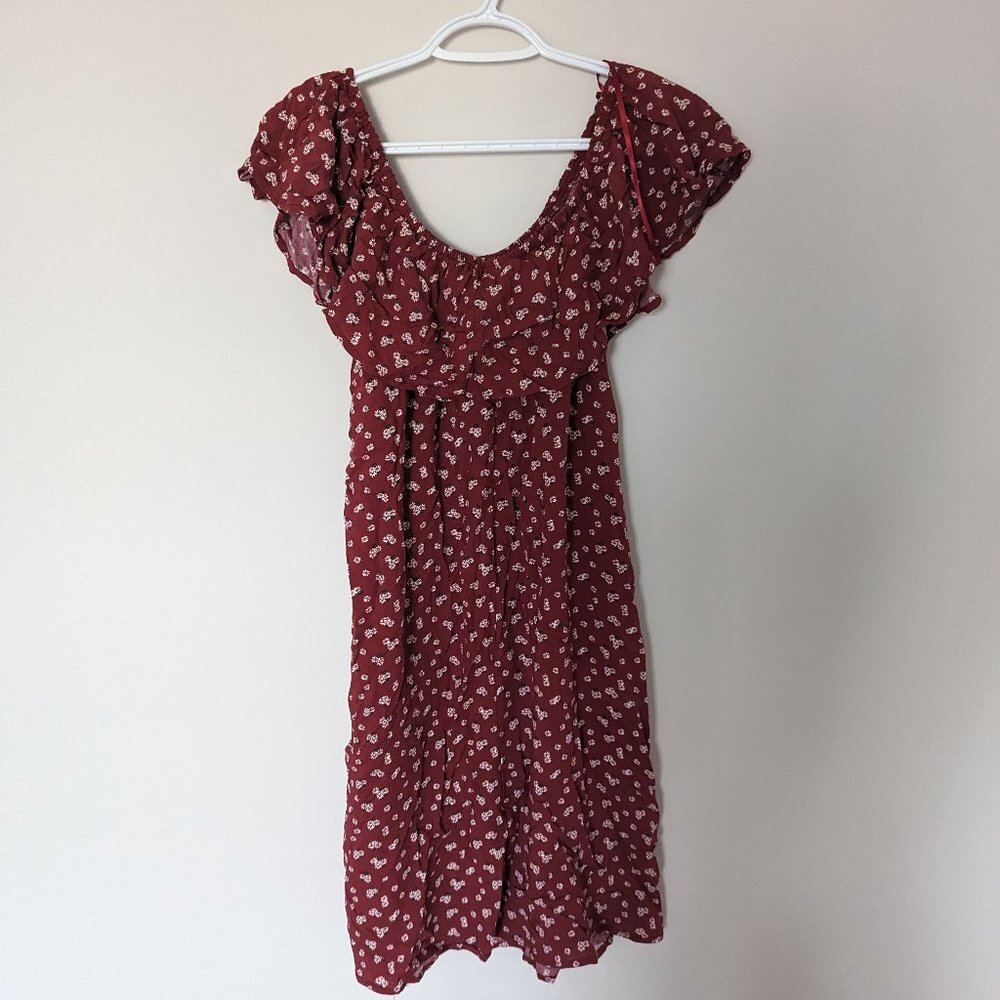 MyStyle, festival, Floral, Midi Dress, red, Size M, New with Tag